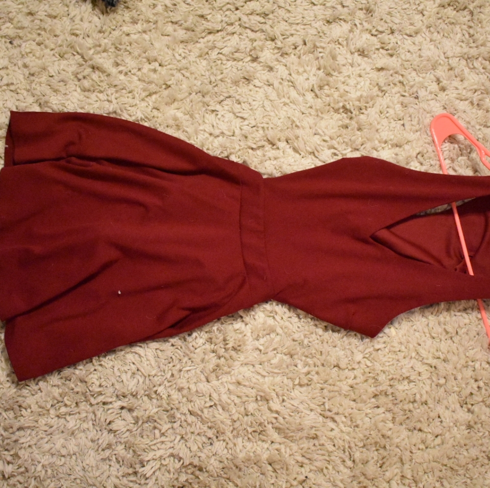 Red Mini Skater Dress